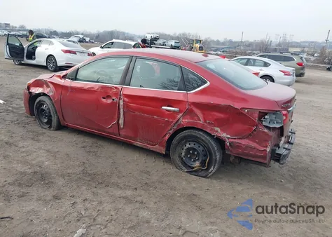 2016 Nissan Sentra Sv z USA, uszkodzony, nr VIN 3N1AB7AP1GY277441